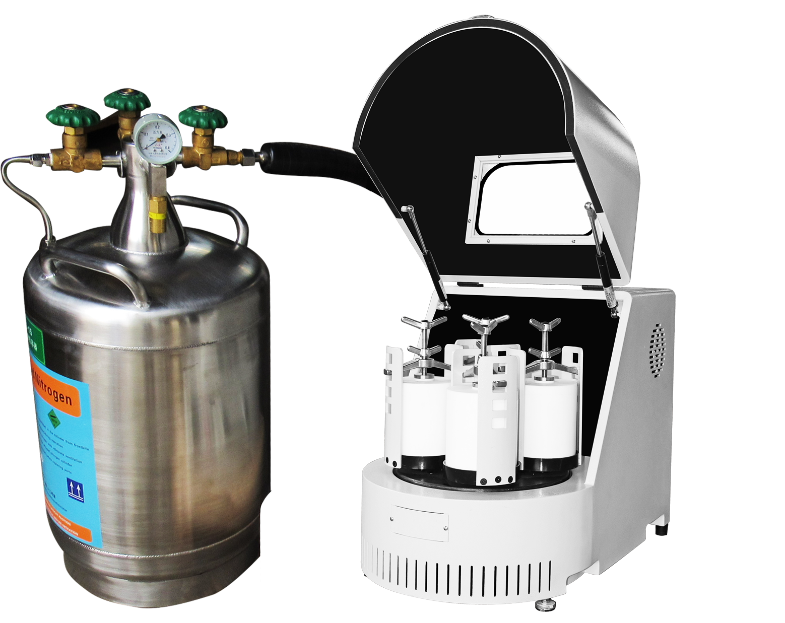 ho sebetsana le thepa e utloang mocheso kamoo li-mill tsa bolo ea lipolanete tse nang le cryogenic li sebetsang kateng